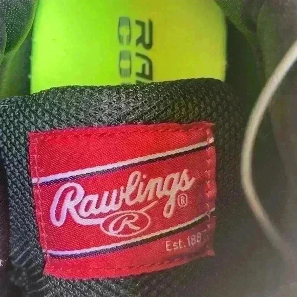 Rawlings Coolflo System Men’s 10.5D Black Baseball/Softball Cleats - Picture 11 of 12